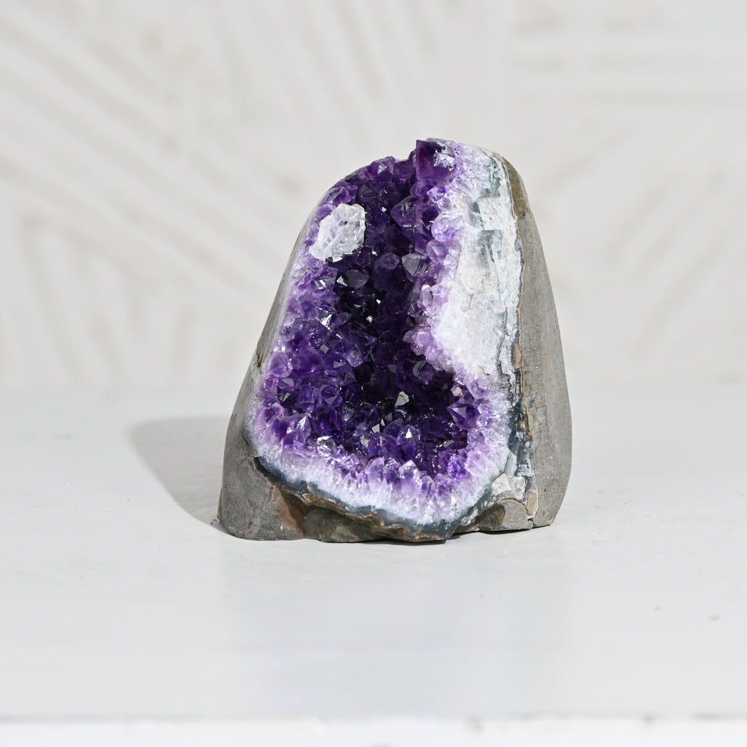 Natural Amethyst Geode 648g - Raw Crystal for Healing