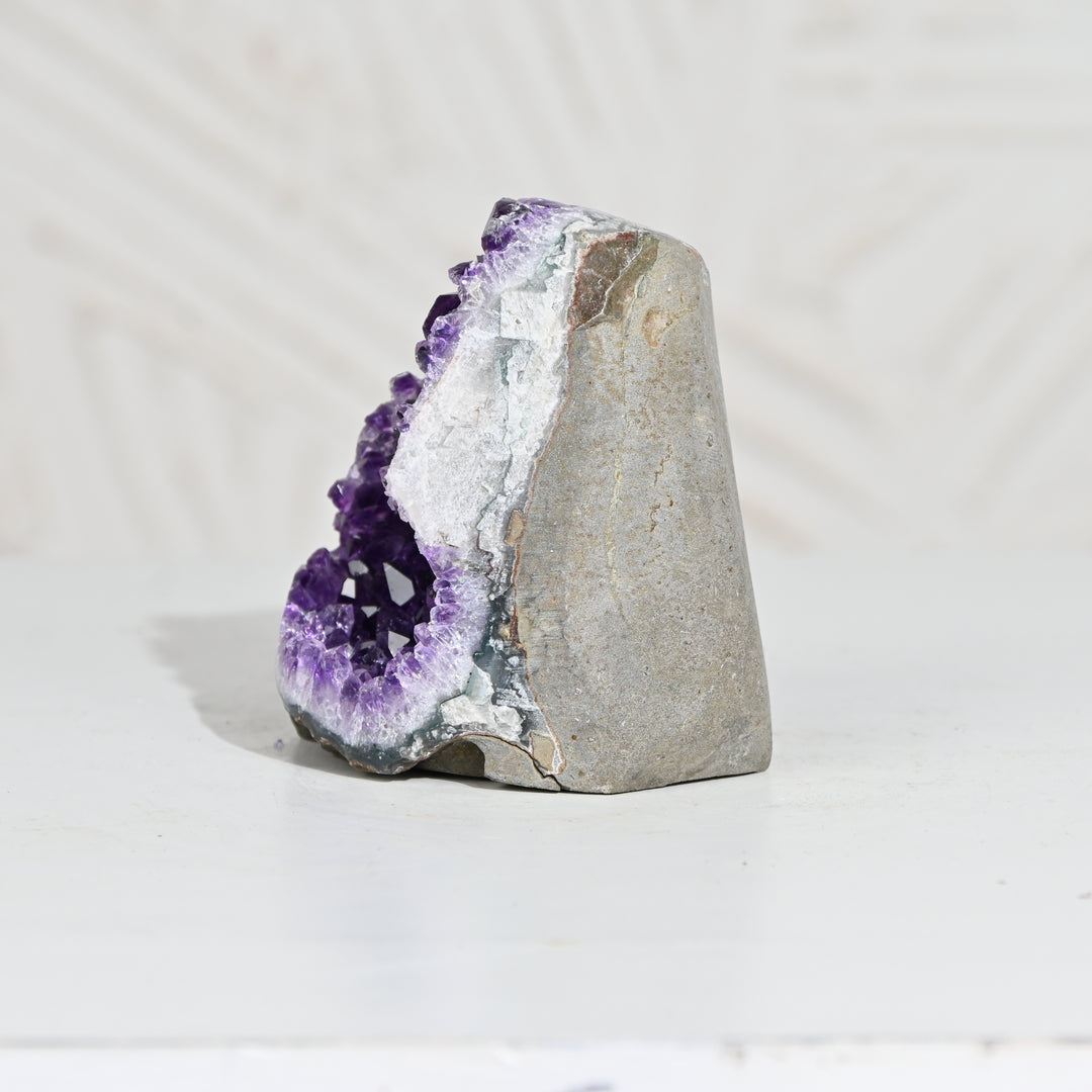 Natural Amethyst Geode 648g - Raw Crystal for Healing