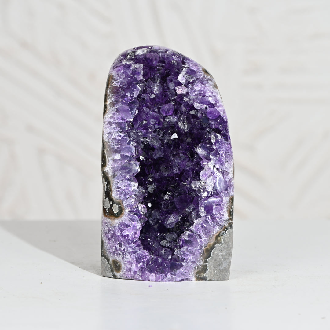 Natural Amethyst Geode 1330g - Raw Crystal for Healing