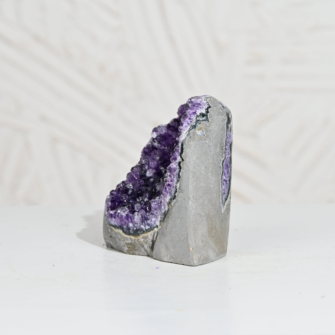 Natural Amethyst Geode 619g - Raw Crystal for Healing