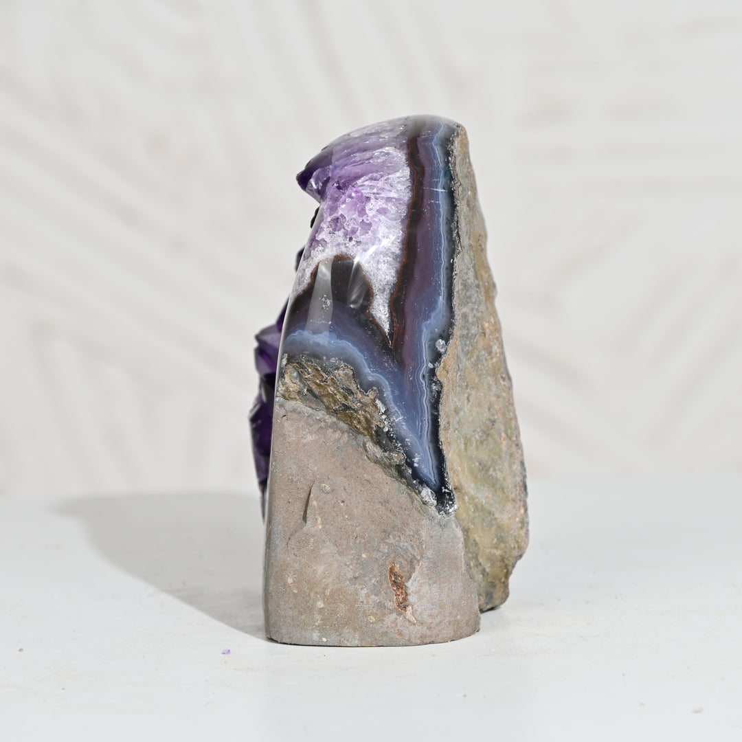 Natural Amethyst Geode 1015g - Raw Crystal for Healing