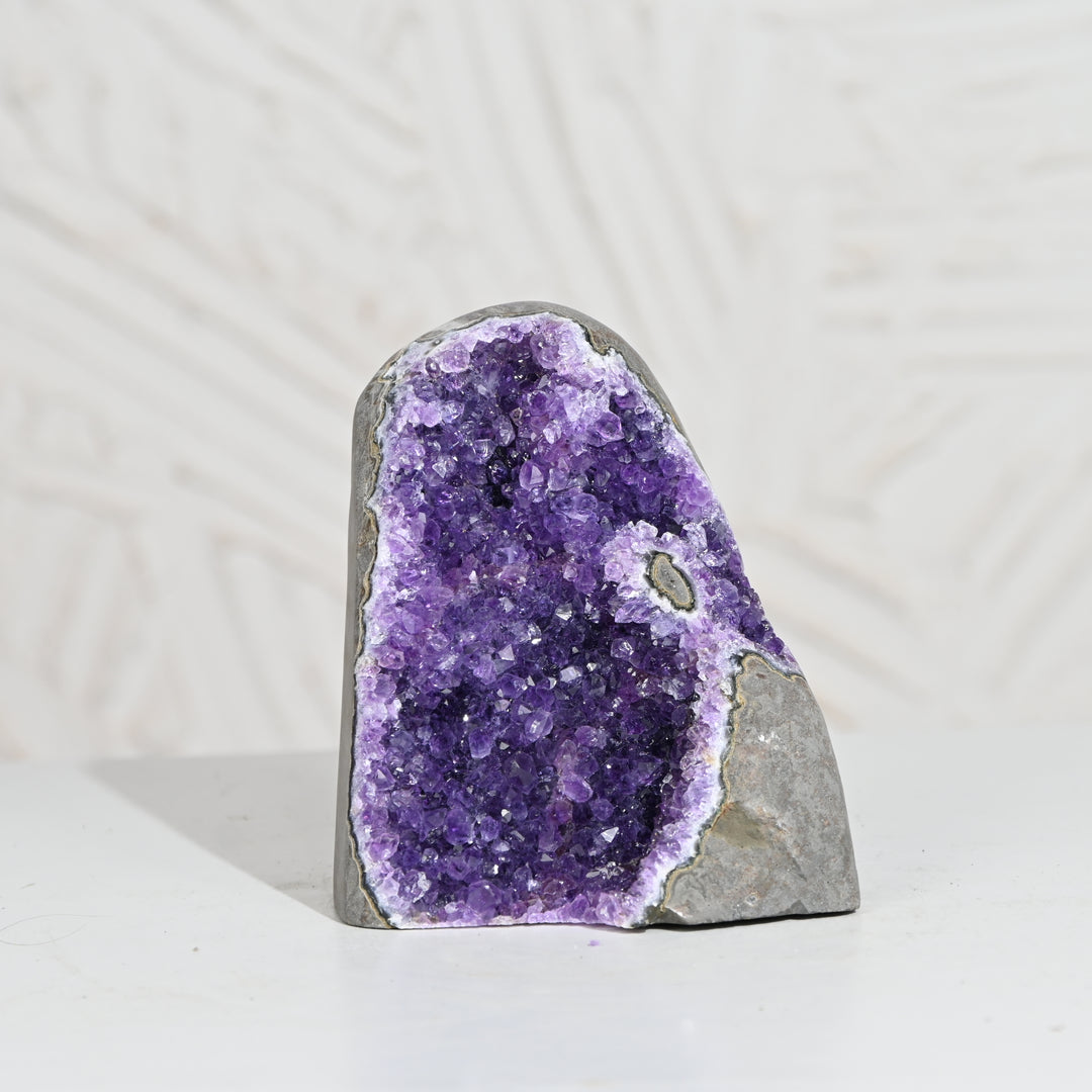 Natural Amethyst Geode 989g - Raw Crystal for Healing