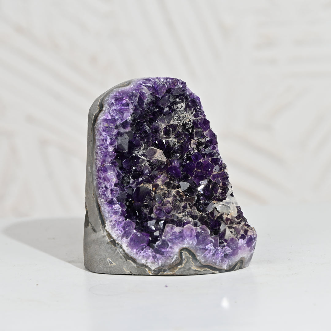 Natural Amethyst Geode 870g - Raw Crystal for Healing