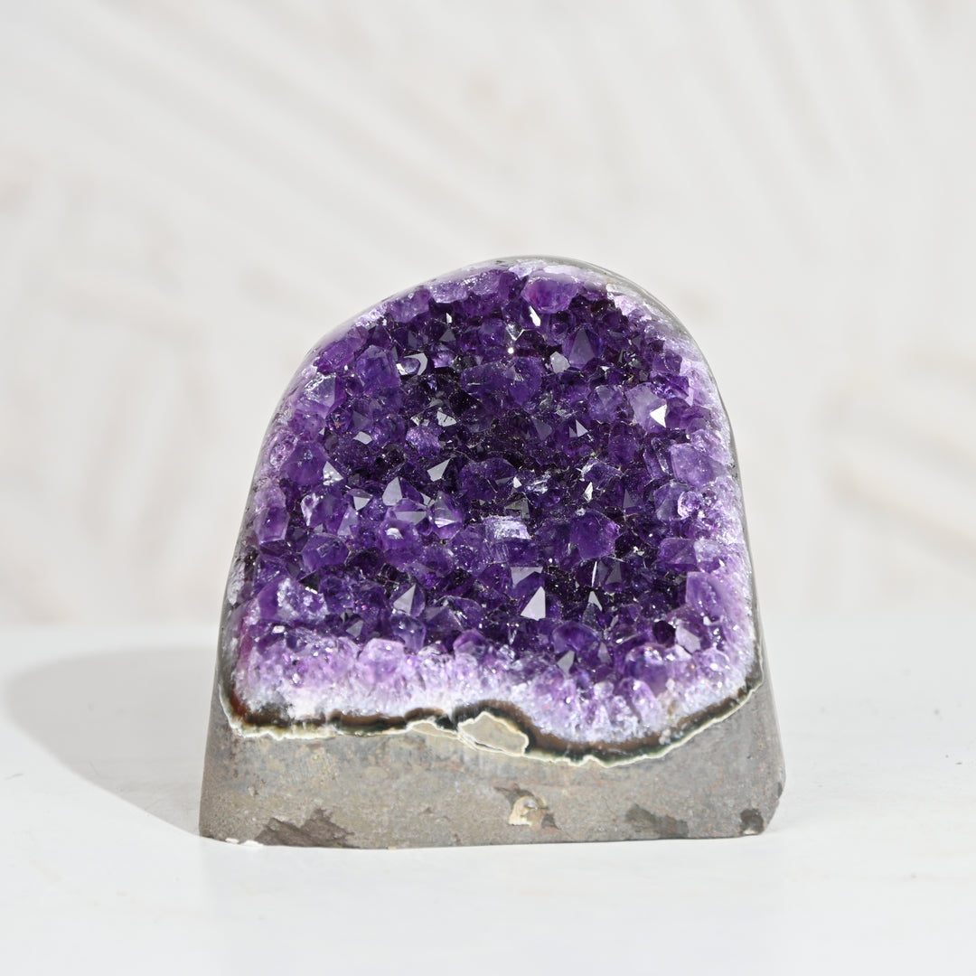 Natural Amethyst Geode 816g - Raw Crystal for Healing