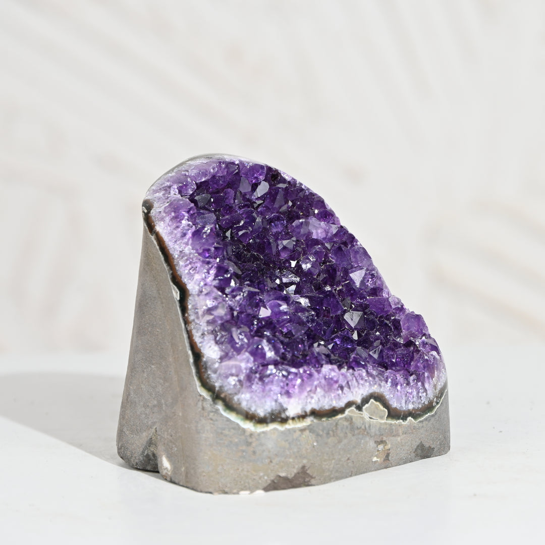 Natural Amethyst Geode 816g - Raw Crystal for Healing