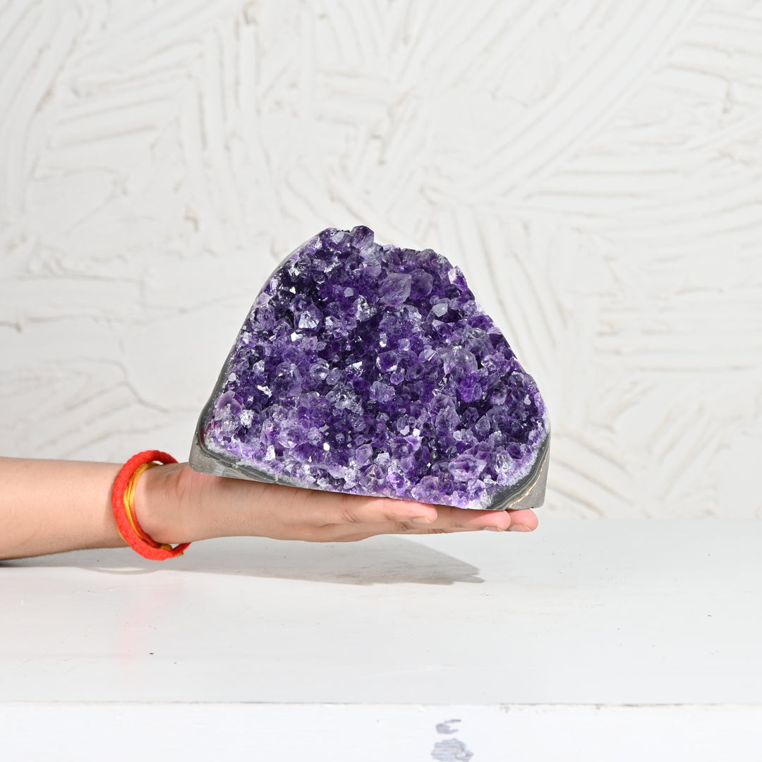 Natural Amethyst Geode 2119g - Raw Crystal for Healing