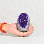Load image into Gallery viewer, Natural Amethyst Geode 596g - Raw Crystal for Healing