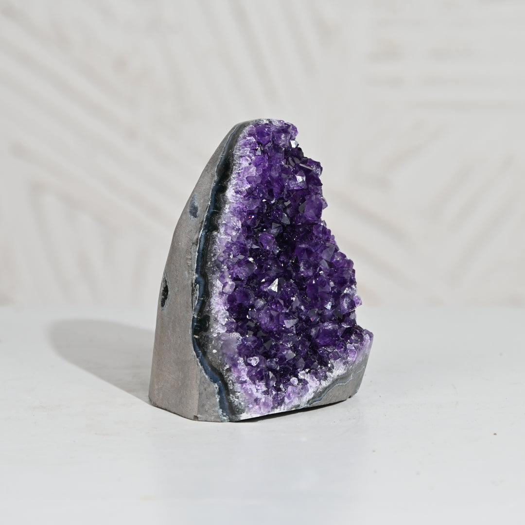 Natural Amethyst Geode 598g - Raw Crystal for Healing