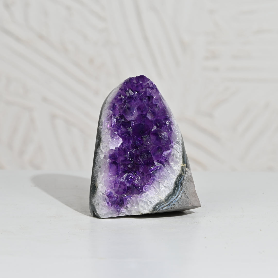 Natural Amethyst Geode 763g - Raw Crystal for Healing