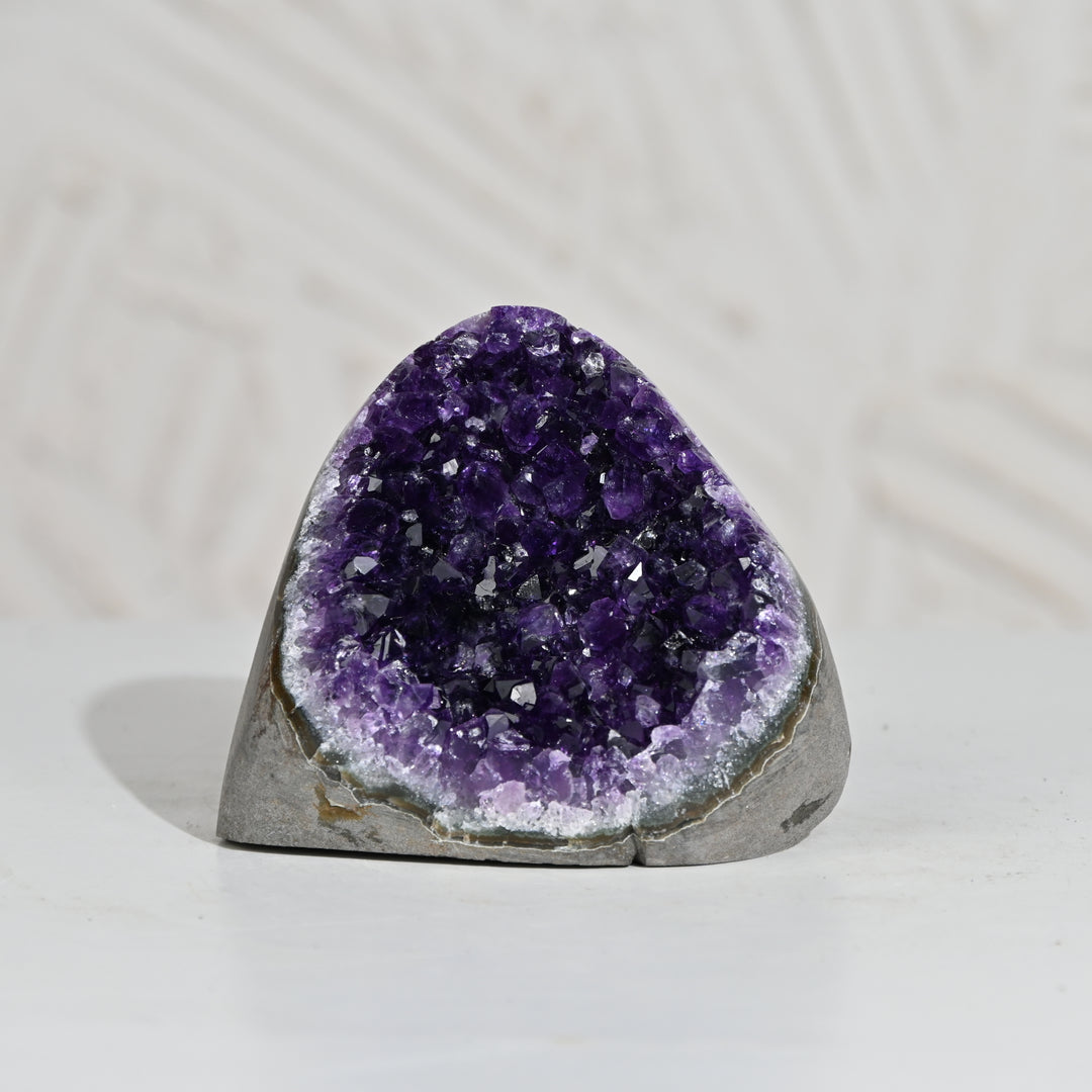 Natural Amethyst Geode 752g - Raw Crystal for Healing