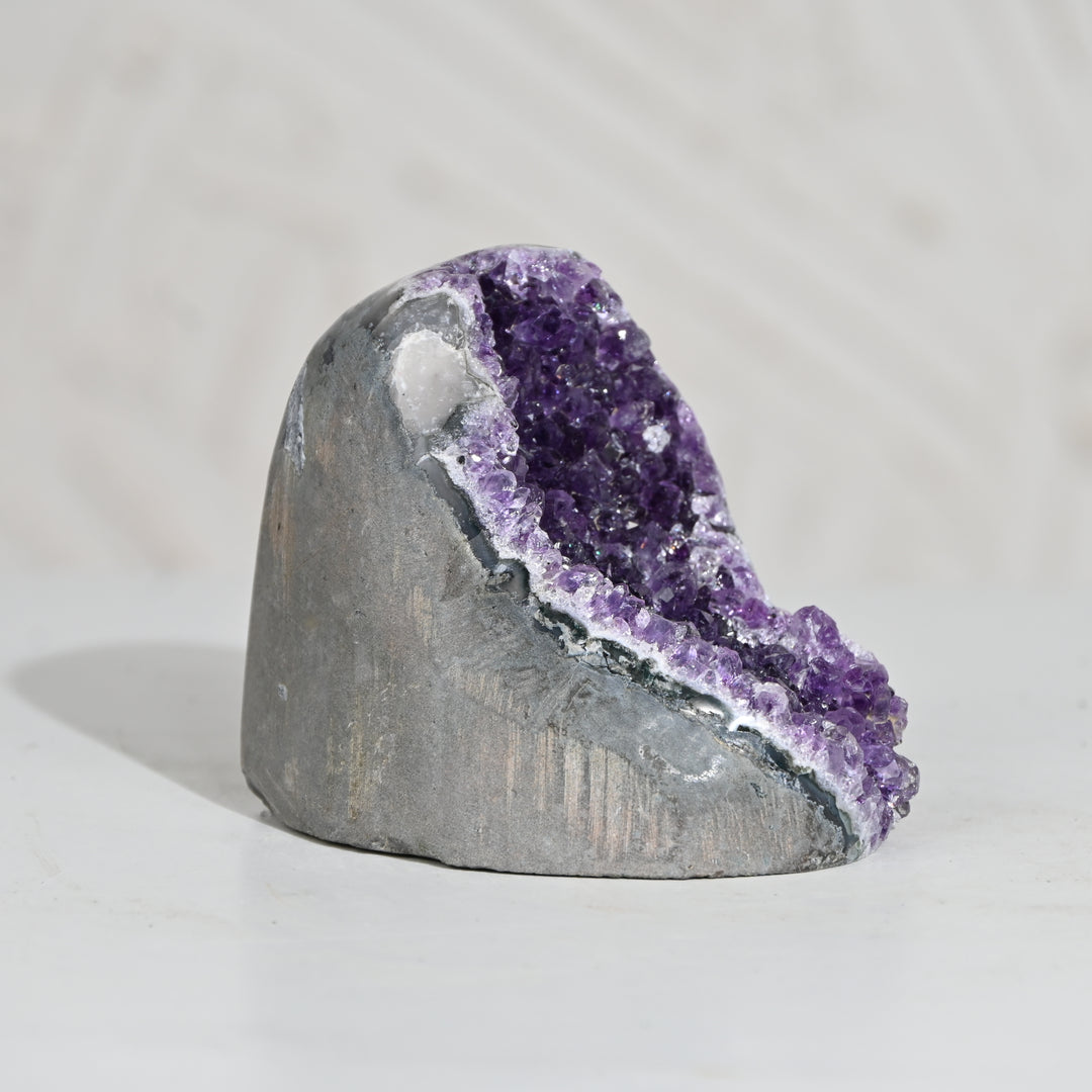 Natural Amethyst Geode 580g - Raw Crystal for Healing