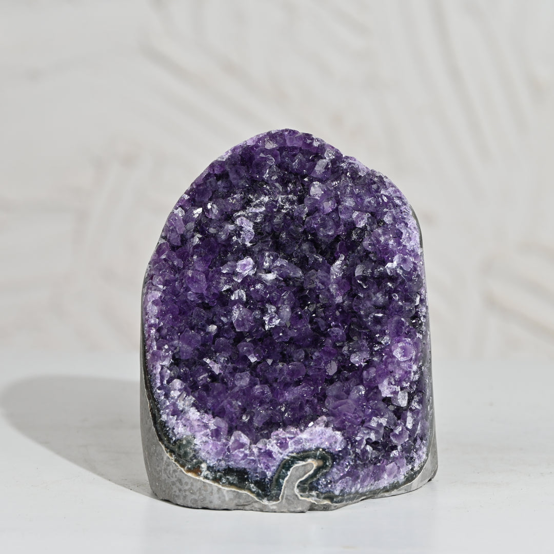 Natural Amethyst Geode 1285g - Raw Crystal for Healing