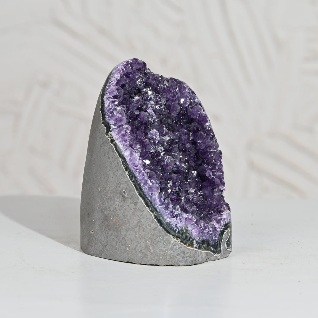 Natural Amethyst Geode 1285g - Raw Crystal for Healing