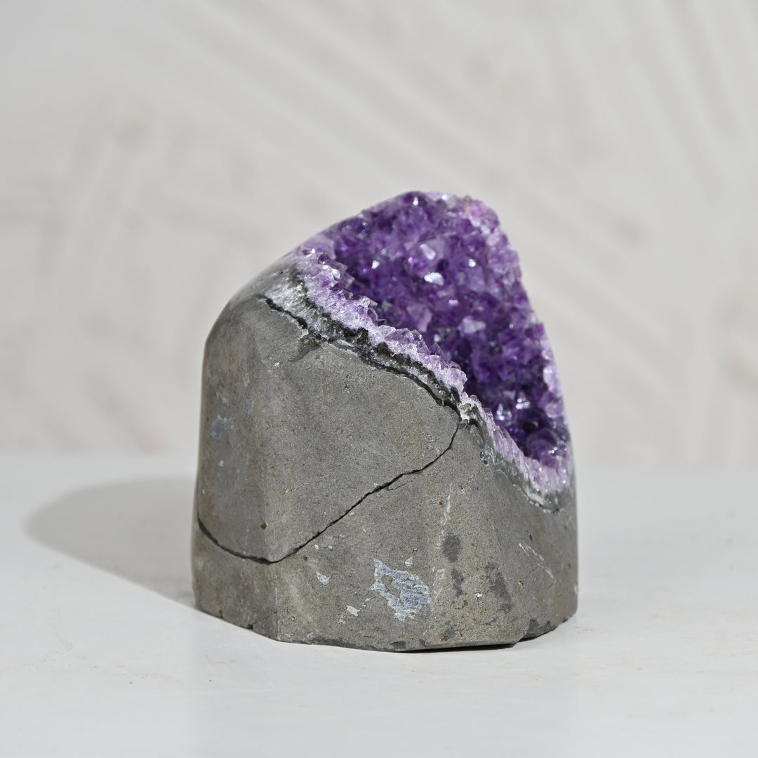 Natural Amethyst Geode 858g - Raw Crystal for Healing