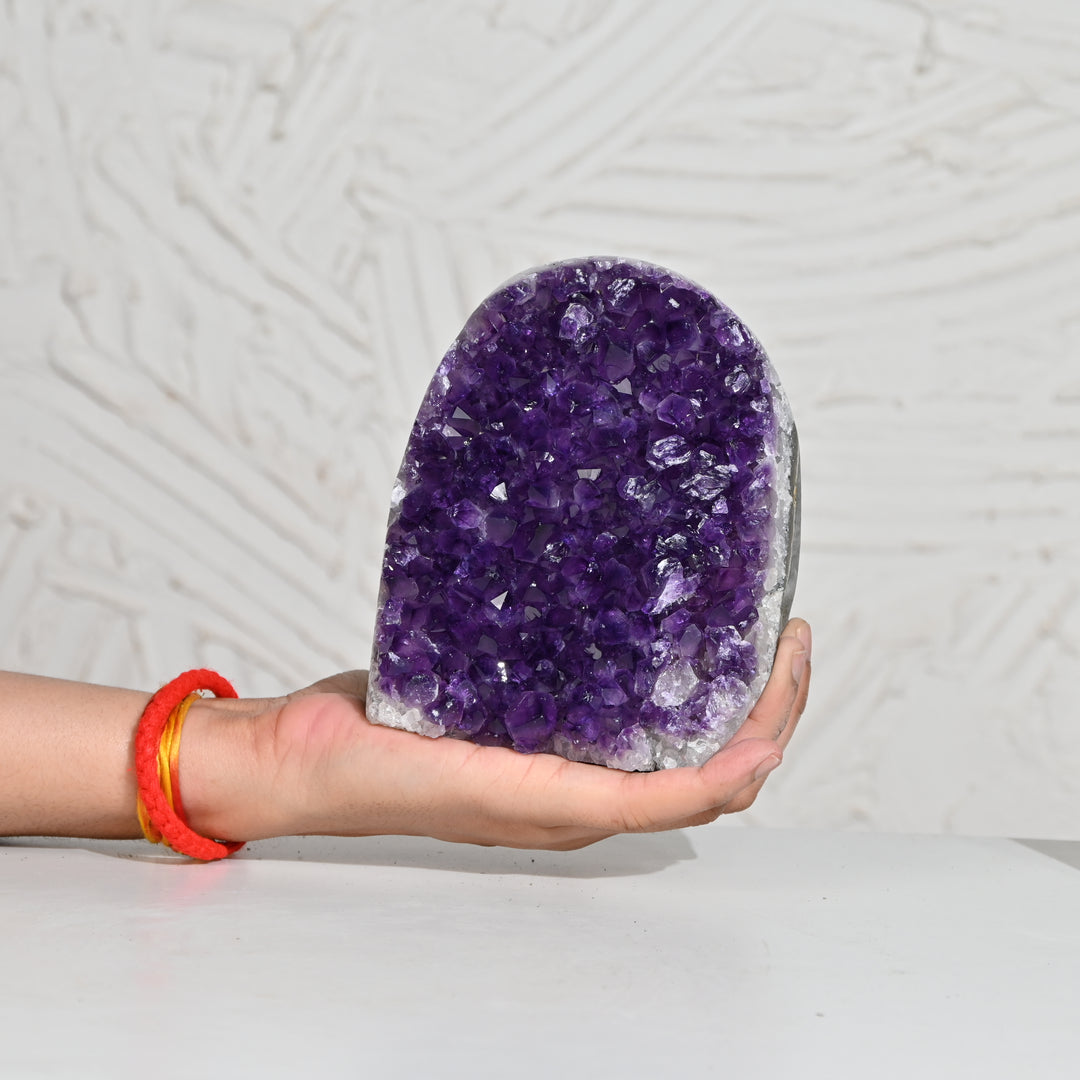 Natural Amethyst Geode 1711g - Raw Crystal for Healing