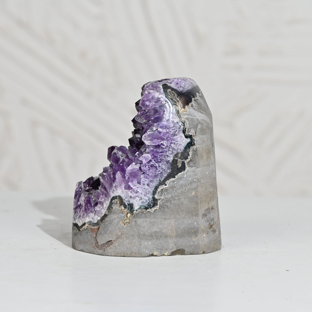 Natural Amethyst Geode 955g - Raw Crystal for Healing