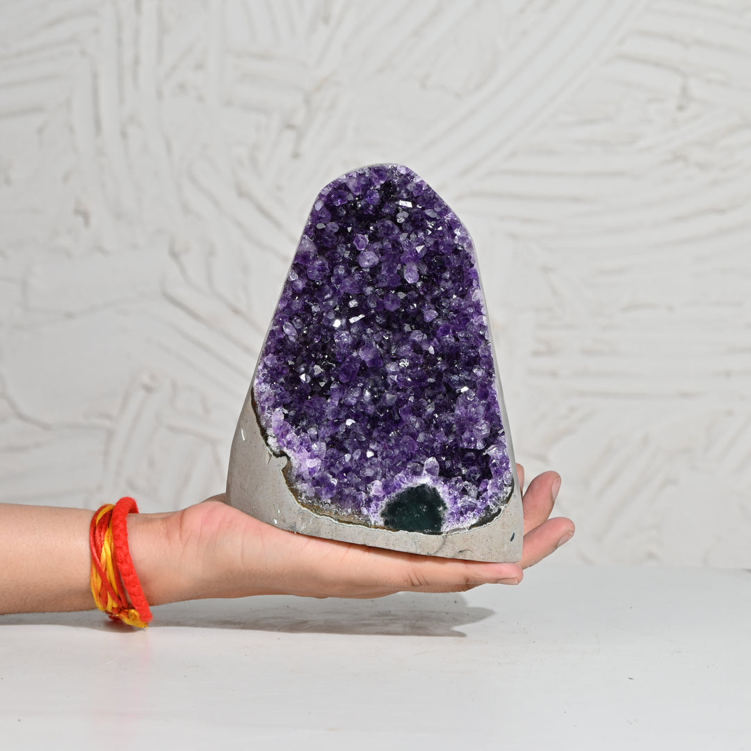 Natural Amethyst Geode 1960g - Raw Crystal for Healing