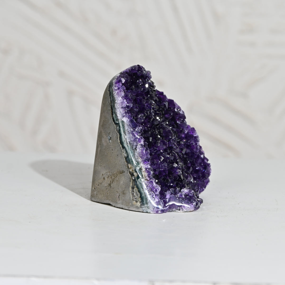 Natural Amethyst Geode 648g - Raw Crystal for Healing