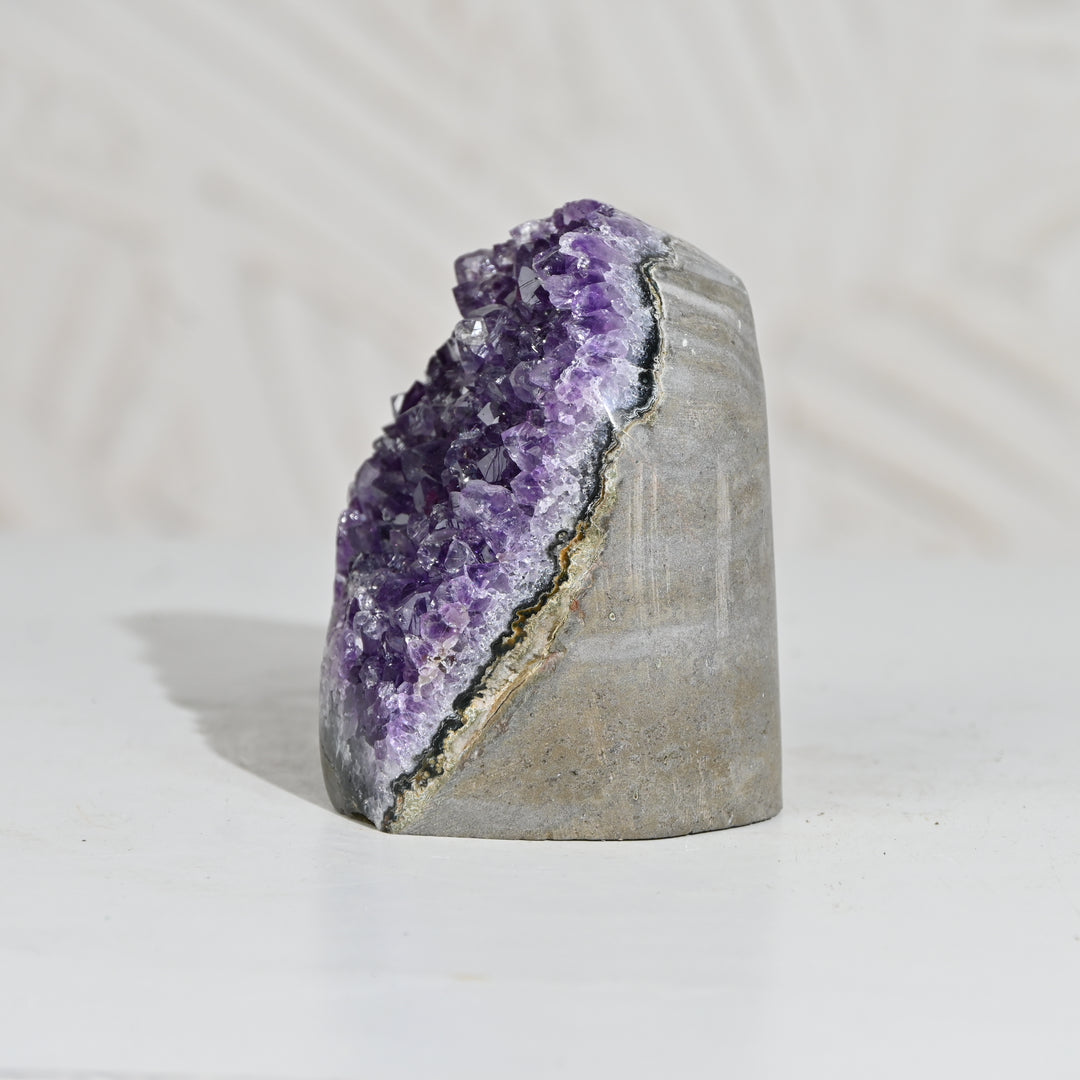 Natural Amethyst Geode 665g - Raw Crystal for Healing