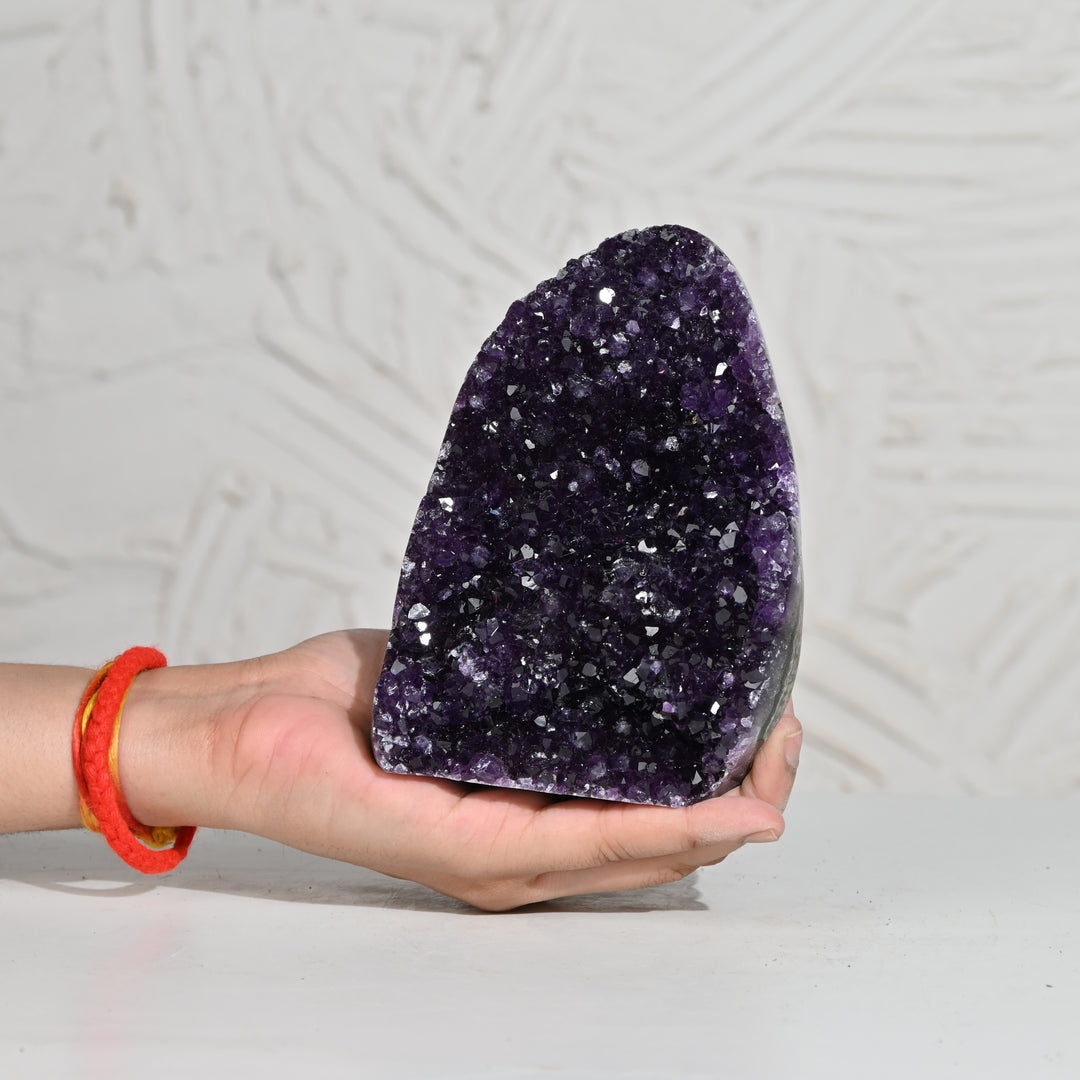 Natural Amethyst Geode 1192g - Raw Crystal for Healing