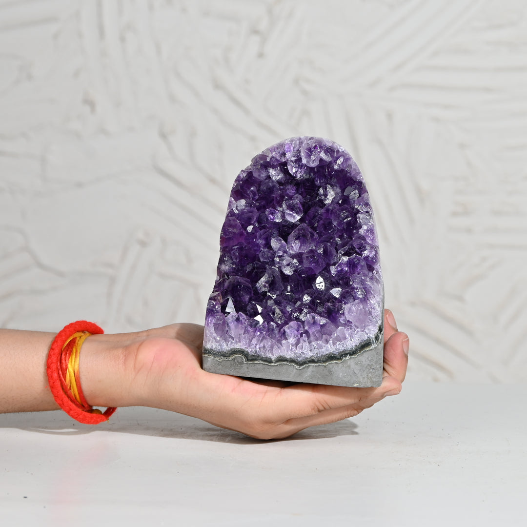 Natural Amethyst Geode 1289g - Raw Crystal for Healing
