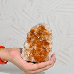 Load image into Gallery viewer, Natural Citrine Cluster 768g – Energy Healing Stone for Home &amp; Office