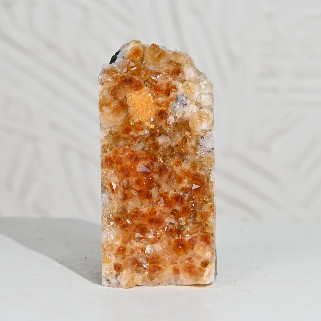 Natural Citrine Geode 1014g – Raw Healing Crystal for Wealth & Positivity