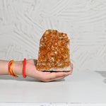 Load image into Gallery viewer, Premium Citrine Geode 1099g – Natural Energy Crystal Cluster for Home Decor