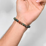 Load image into Gallery viewer, Natural Bloodstone Bracelet 8mm Beads Stretchable | Healing Crystal Jewelry