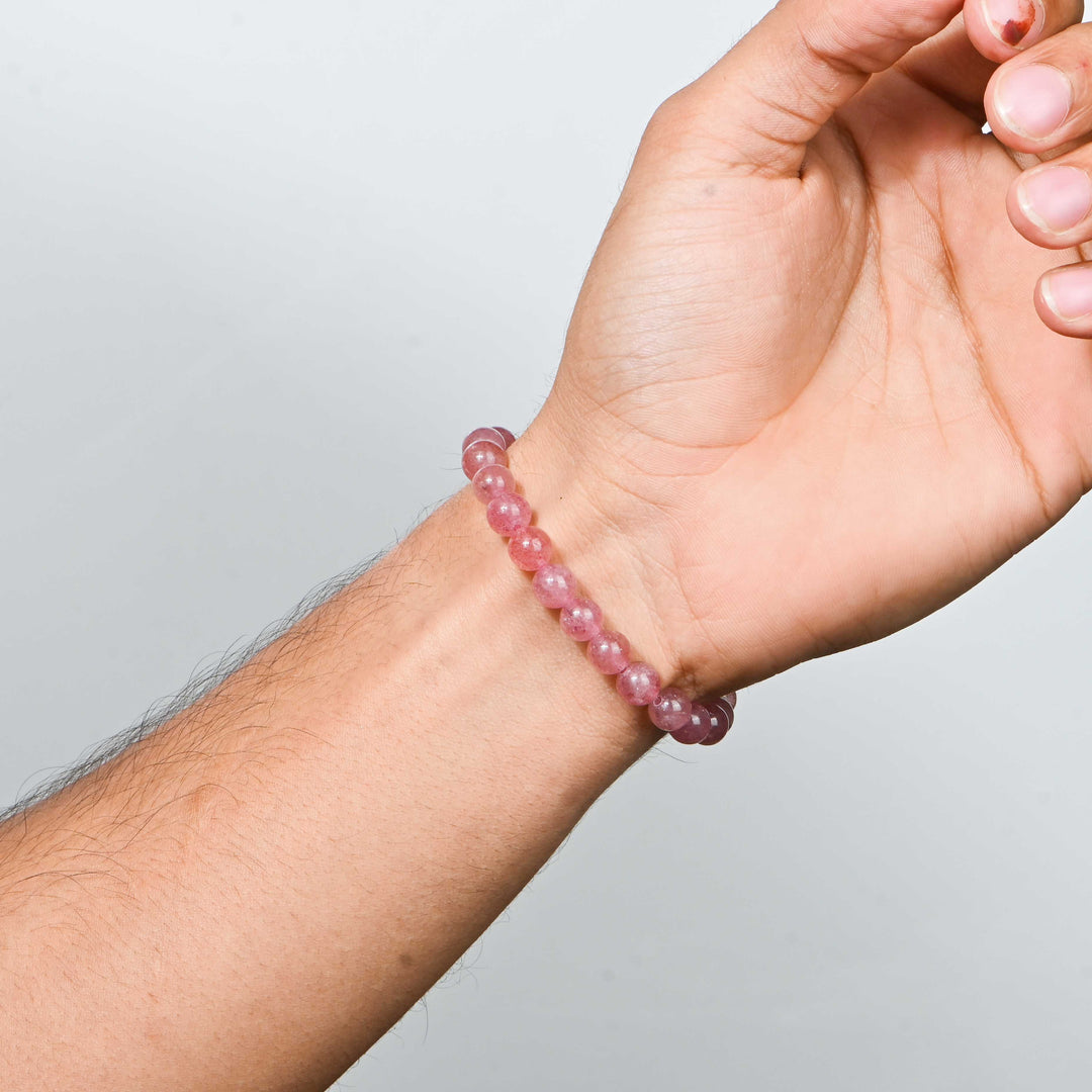Strawberry Quartz Bracelet