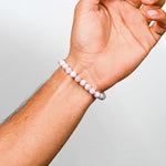 Load image into Gallery viewer, Natural Kunzite Bracelet 8mm Beads Stretchable | Healing Crystal Jewelry
