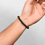 Load image into Gallery viewer, Natural Black Onyx Bracelet 8mm Beads Stretchable | Healing Crystal Jewelry
