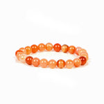 Load image into Gallery viewer, Natural Carnelian Bracelet 8mm Beads Stretchable | Healing Crystal Jewelry