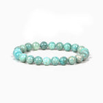 Load image into Gallery viewer, Natural Amazonite Bracelet 8mm Beads Stretchable | Healing Crystal Jewelry
