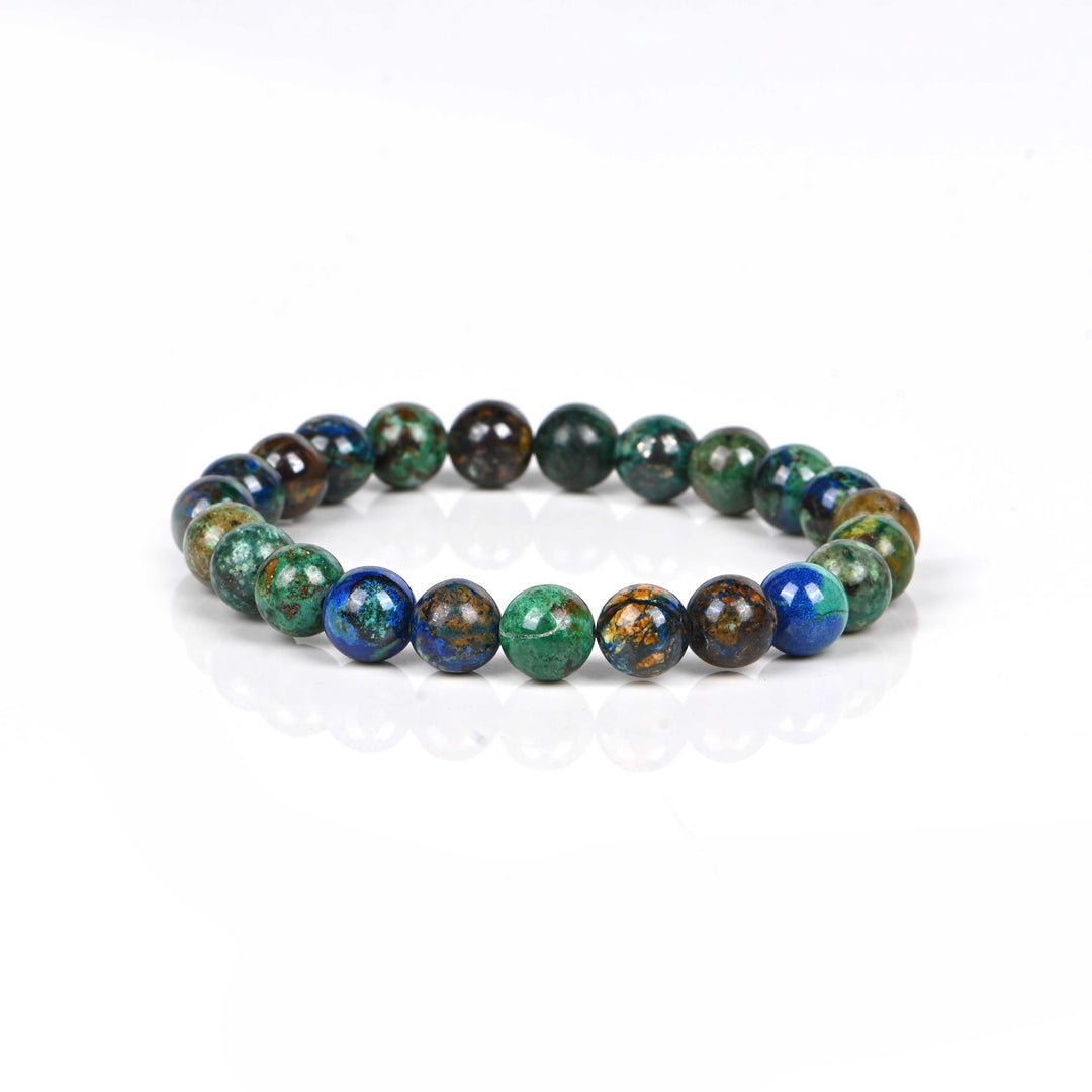 Natural Azurite AAA Quality Bracelet 8mm Beads Stretchable | Healing Crystal Jewelry