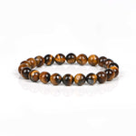 Load image into Gallery viewer, Natural Tiger Eye Bracelet 8mm Beads Stretchable | Healing Crystal Jewelry