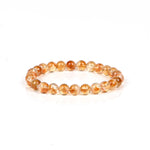 Load image into Gallery viewer, Natural Honey Citrine Bracelet 8mm Beads Stretchable | Healing Crystal Jewelry