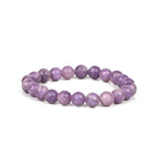 Load image into Gallery viewer, Natural Lepidolite Bracelet 8mm Beads Stretchable | Healing Crystal Jewelry