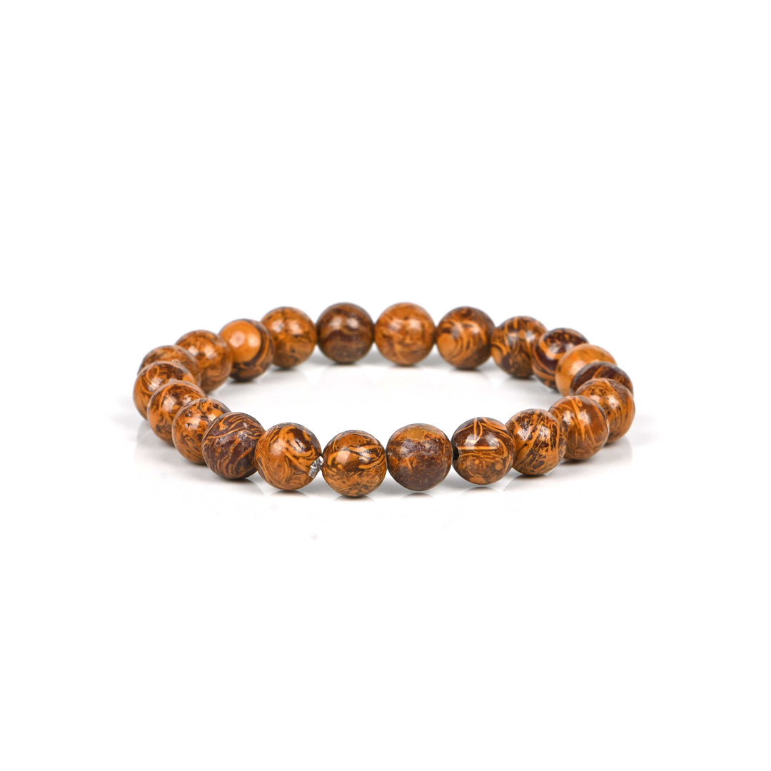 Natural Marium Bracelet 8mm Beads Stretchable | Healing Crystal Jewelry