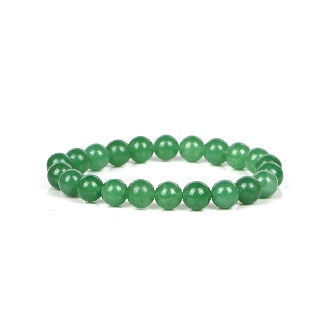 Natural Green Aventurine Bracelet 8mm Beads Stretchable | Healing Crystal Jewelry