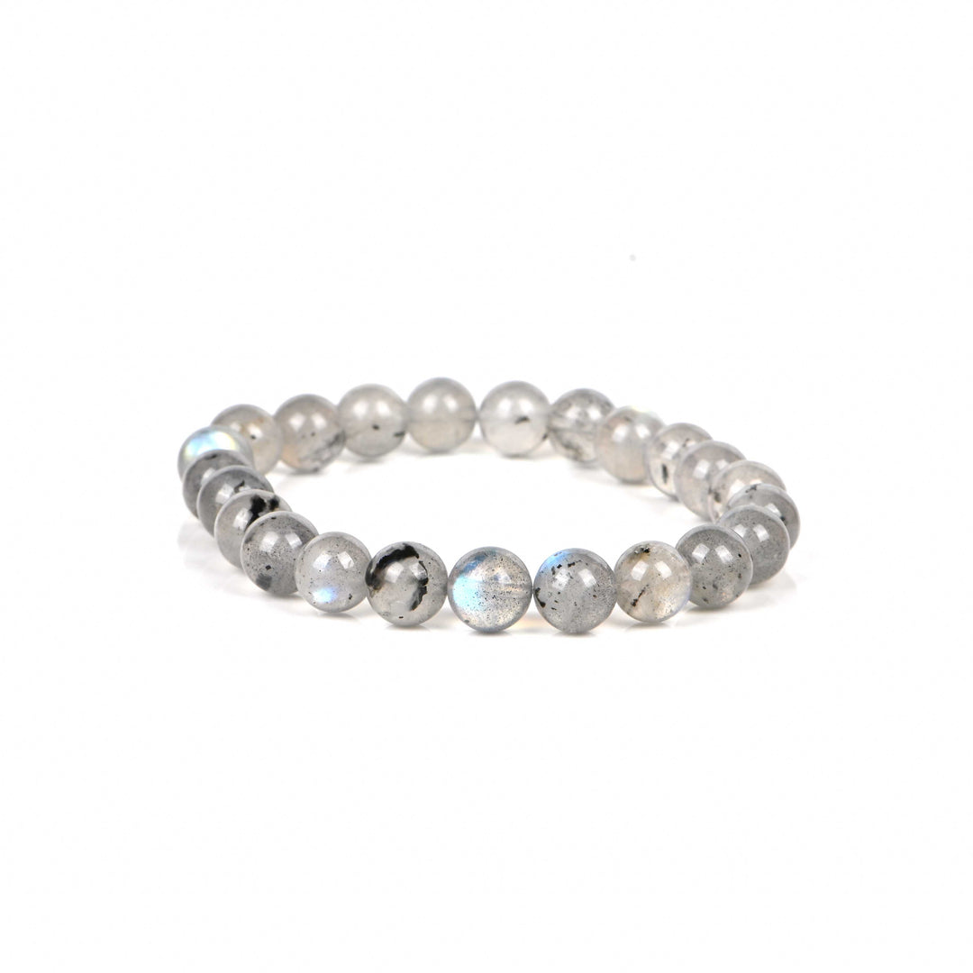 Natural Labradorite AAA Quality Bracelet 8mm Beads Stretchable | Healing Crystal Jewelry