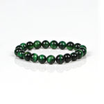 Load image into Gallery viewer, Natural Green Tiger Eye Bracelet 8mm Beads Stretchable | Healing Crystal Jewelry