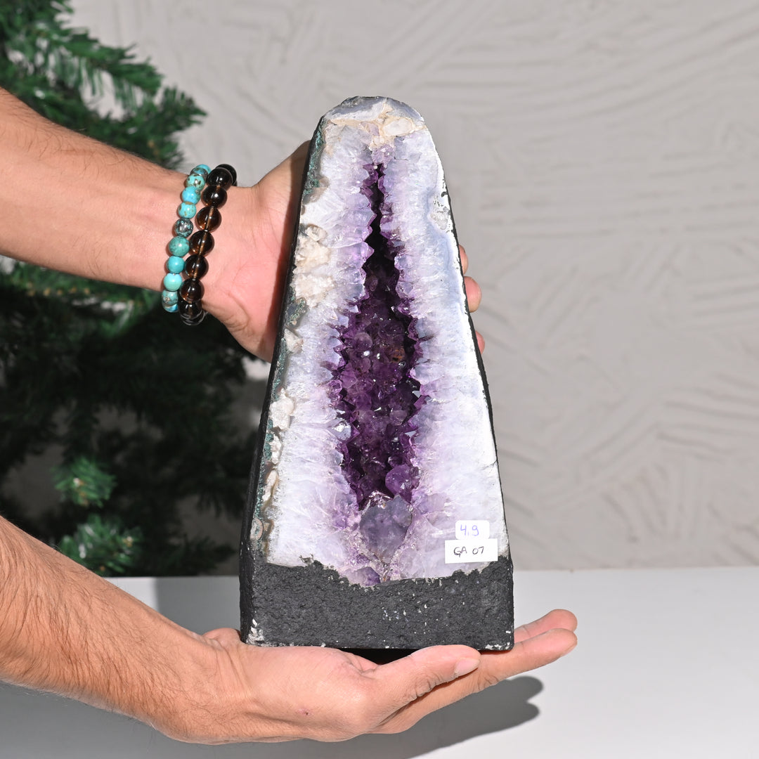 Natural Amethyst Geode 4.9kg - Raw Crystal for Healing