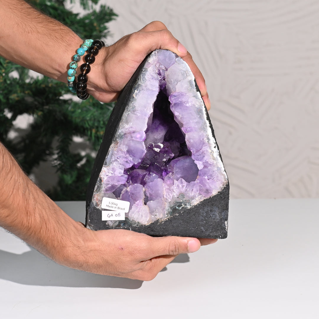 Natural Amethyst Geode 5kg - Raw Crystal for Healing