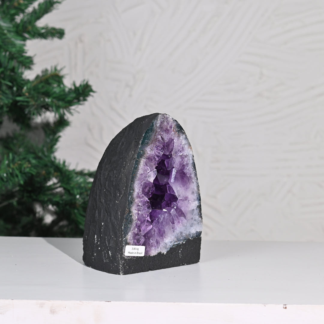 Natural Amethyst Geode 3.80kg - Raw Crystal for Healing