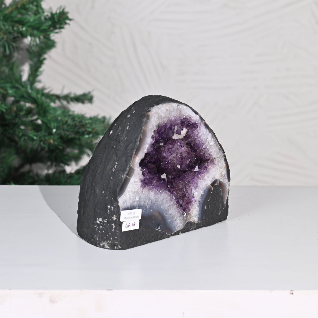 Natural Amethyst Geode 4.80kg - Raw Crystal for Healing