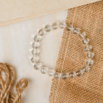 Load image into Gallery viewer, Natural Clear Quartz Bracelet 8mm Beads Stretchable | Healing Crystal Jewelry