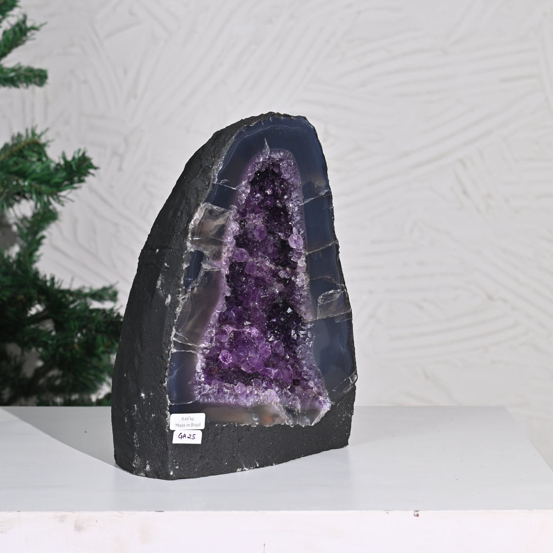 Natural Amethyst Geode 8.60kg - Raw Crystal for Healing