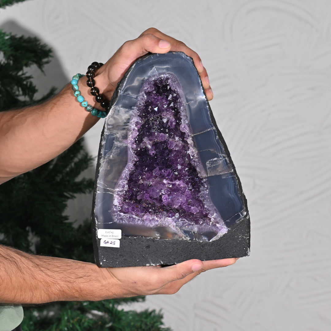 Natural Amethyst Geode 8.60kg - Raw Crystal for Healing