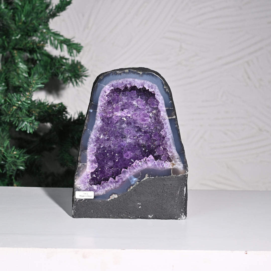 Natural Amethyst Geode 7kg - Raw Crystal for Healing